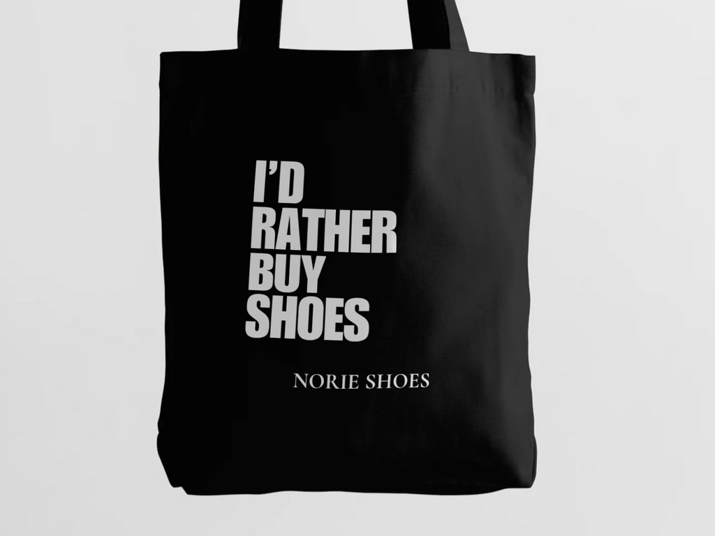 The Norie Shoes “I’d Rather Buy Shoes” Tote